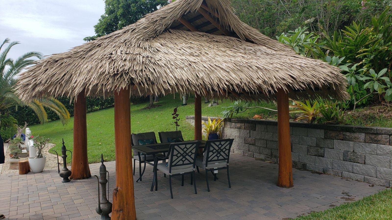 Synthetic thatch roof